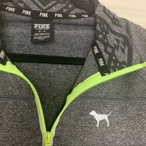 VS PINK Active Workout Quarterzip